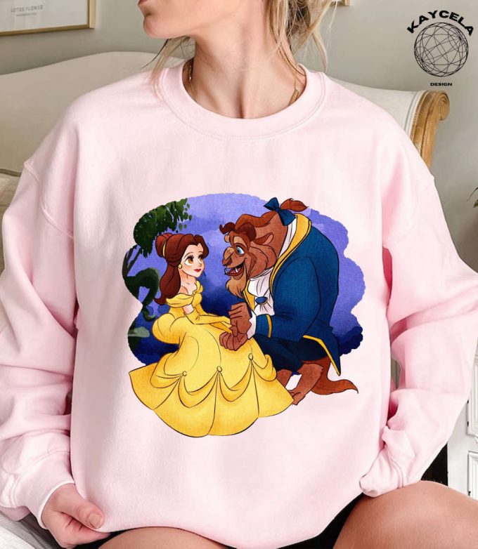 Beauty And The Beast T-Shirt: Comfort Colors® Vintage Disney Princess Belle Tees – Disney Characters Shirts 2