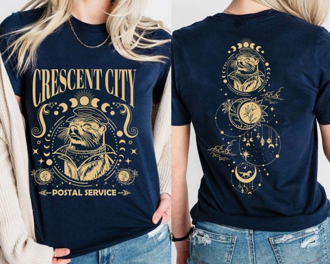 Crescent City Otter Postal Service Sweatshirt - Sarah J Maas Book Lover Gift 1