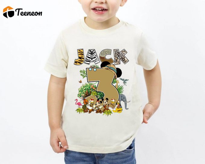 Animal Kingdom Birthday Shirts: Custom Squad Girl Boy &Amp;Amp; Safari Family Shirts 1