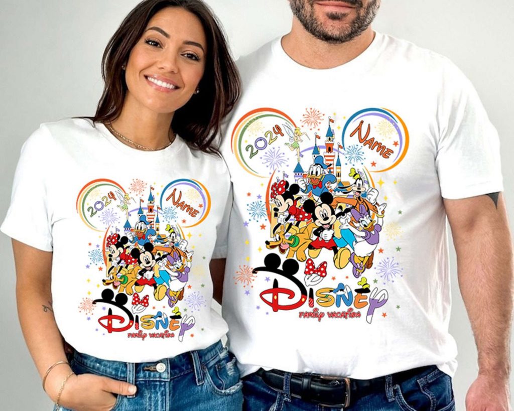 Custom Disneyland 2024 Family Vacation Shirt - Personalized Disneyworld Trip Outfit 2