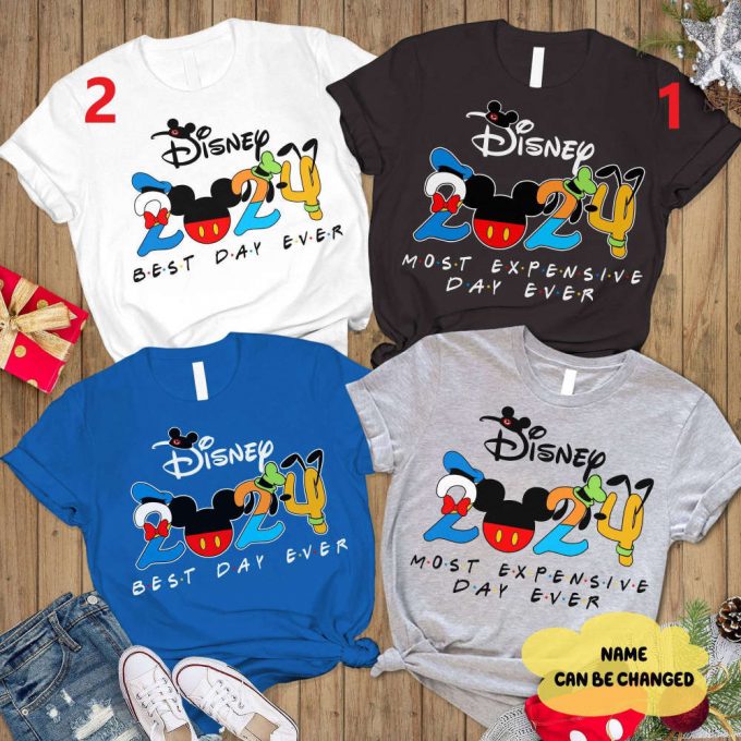 2024 Custom Disneyland Trip Shirt: Best Day Ever &Amp; Wdw Disneyworld Family Vacation Girl Trip Matching Shirt 2