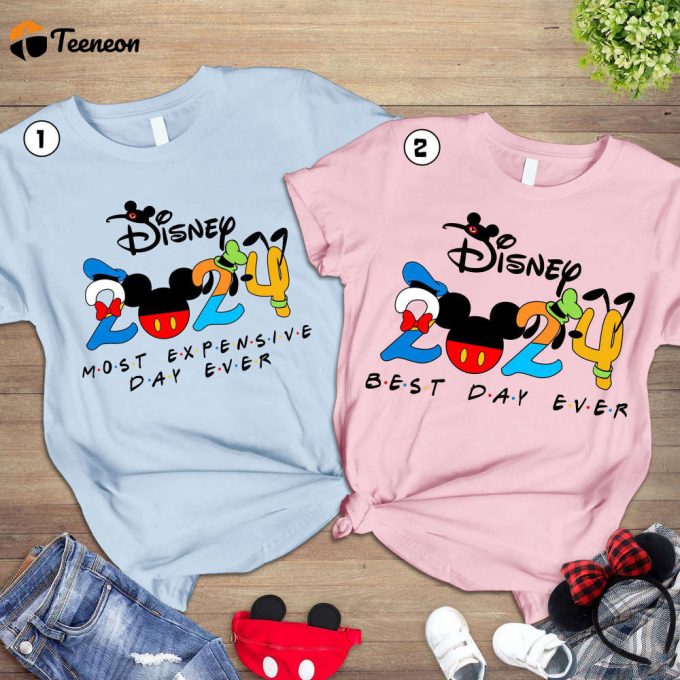 2024 Custom Disneyland Trip Shirt: Best Day Ever &Amp;Amp; Wdw Disneyworld Family Vacation Girl Trip Matching Shirt 1