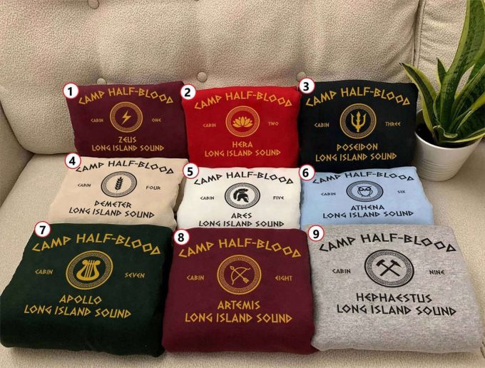 Custom Percy Jackson Sweatshirt Hoodie - Camp Half Blood &Amp;Amp; Camp Jupiter Shirt Book Lover Gift 1