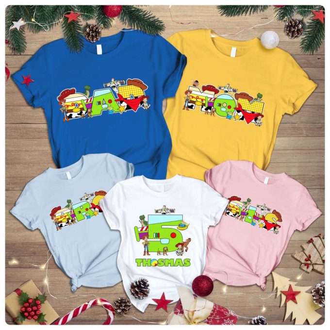 Custom Toy Story Birthday Shirt - Fun Family &Amp; Party Theme Disneyland Birthday Boy Girl 2