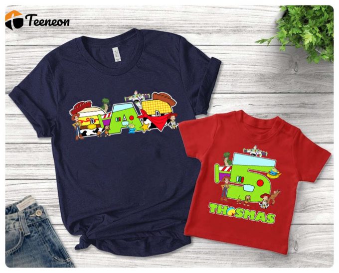 Custom Toy Story Birthday Shirt - Fun Family &Amp;Amp; Party Theme Disneyland Birthday Boy Girl 1