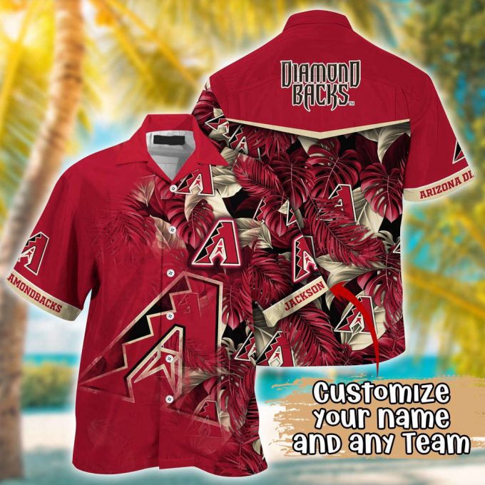 Customized Mlb Arizona Diamondbacks Hawaiian Shirt Radiant Rhythms For Fans 2