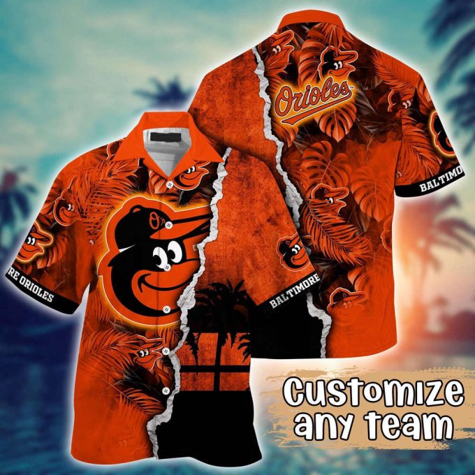 Customized Mlb Baltimore Orioles Hawaiian Shirt Champion Chic Couture For Fans 2