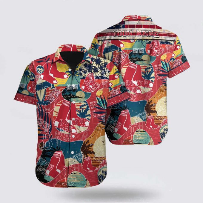 Customized Mlb Boston Red Sox Hawaiian Shirt Embrace The Energetic Summer For Fan Mlb 2