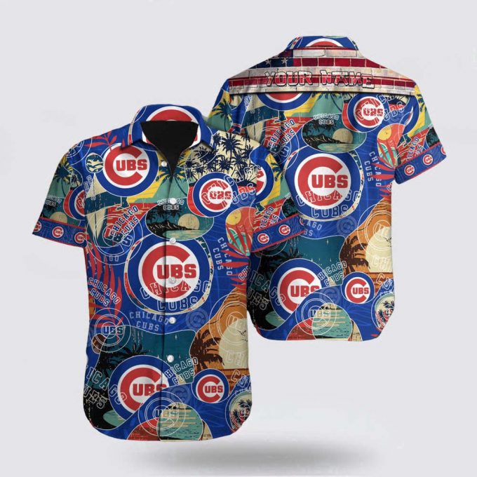 Customized Mlb Chicago Cubs Hawaiian Shirt Set Your Spirit Free With The Breezy For Fan Mlb 2