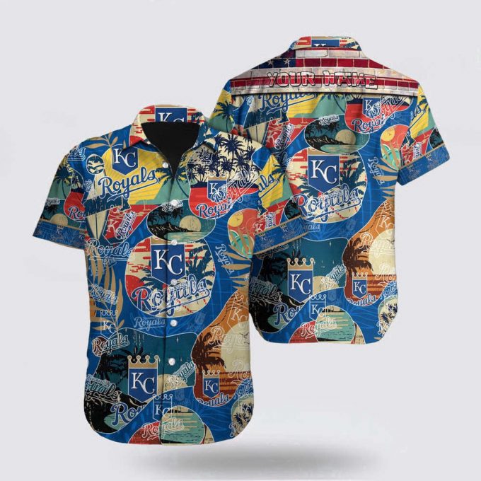 Customized Mlb Kansas City Royals Hawaiian Shirt Immerse Yourself For Fan Mlb 2