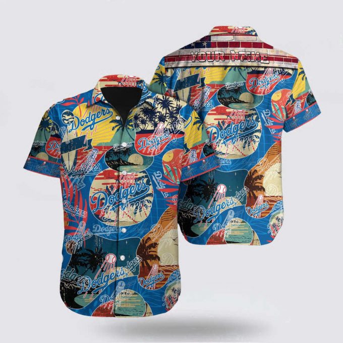 Customized Mlb Los Angeles Dodgers Hawaiian Shirt Dive Into Tropical Style For Fan Mlb 2