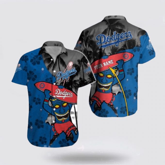 Customized Mlb Los Angeles Dodgers Hawaiian Shirt Embrace The Energetic Summer For Fan Mlb 2