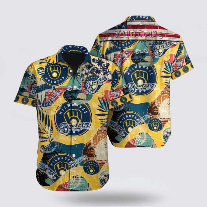 Customized Mlb Milwaukee Brewers Hawaiian Shirt Discover The Unique Essence For Fan Mlb 2