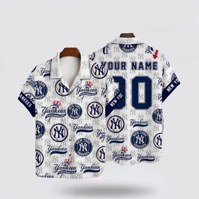 Customized Mlb Newyork Yankees Hawaiian Shirt Discover The Unique Essence For Fan Mlb 2