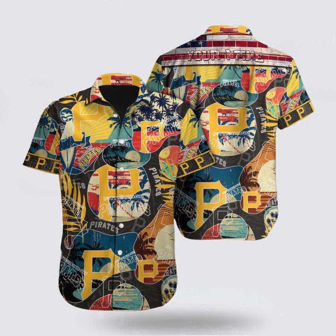 Customized Mlb Pittsburgh Pirates Hawaiian Shirt Transform The Beach For Fan Mlb 2