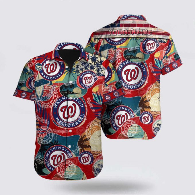 Customized Mlb Washington Nationals Hawaiian Shirt Let Your Imagination Soar For Fan Mlb 2