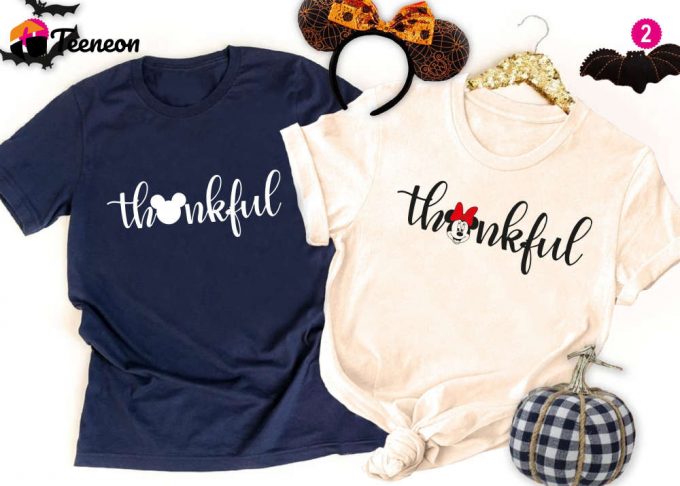 Cute Fall Disney Thanksgiving Shirts Family Trip Tee With Funny Thanksgiving Designs 1