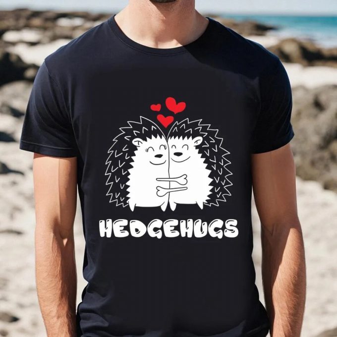 Cute Valentines Day Shirts, Hedgehugs Hedgehog Valentines Day Shirt 2