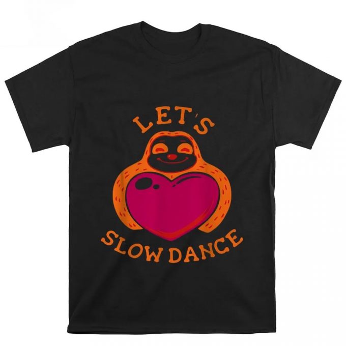 Cute Valentine’s Day Shirts: Let S Slow Dance Love Heart Tee 2