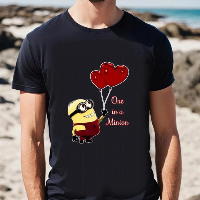 Cute Valentines Day Shirts, One In A Minion Valentine’s Days T-Shirts 2