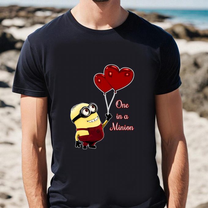 Cute Valentines Day Shirts, One In A Minion Valentine’s Days T-Shirts 3