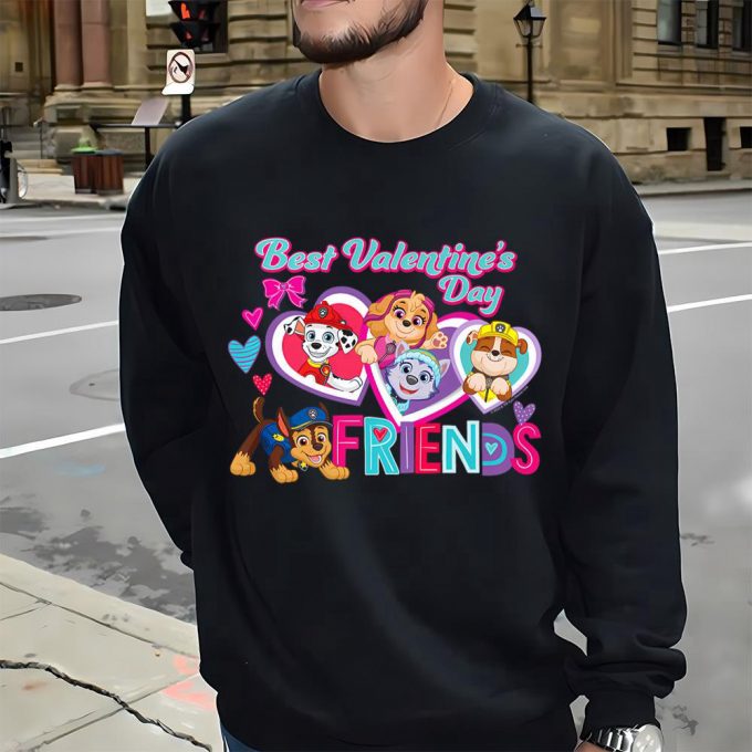 Cute Valentines Day Shirts, Paw Patrol Best Valentine’s Day T-Shirt 2