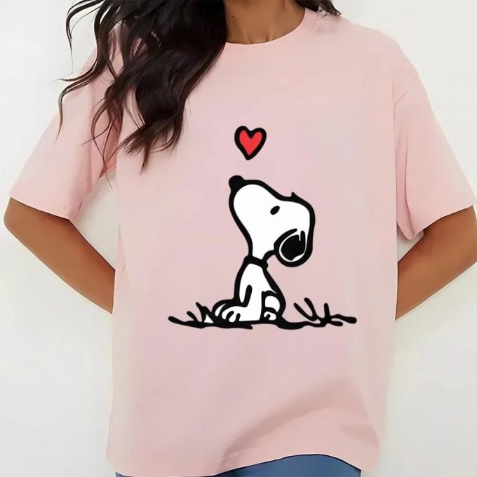 Cute Valentines Day Shirts, Snoopy Heart Valentines Trending Shirt 2