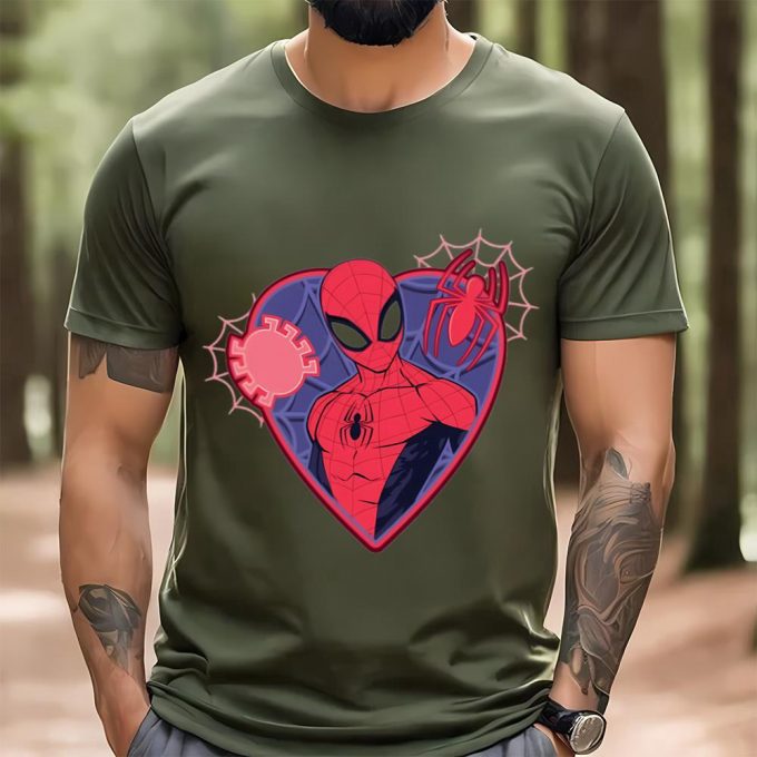 Cute Spider Man Valentine T-Shirt - Happy Valentines Day Shirts 2