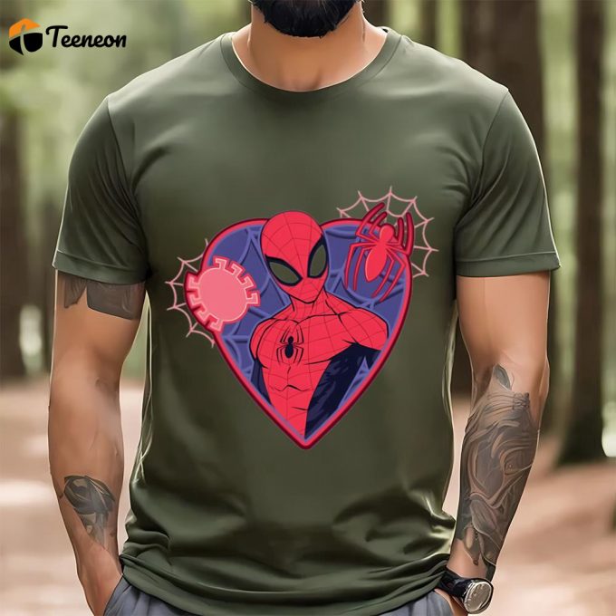 Cute Spider Man Valentine T-Shirt - Happy Valentines Day Shirts 1