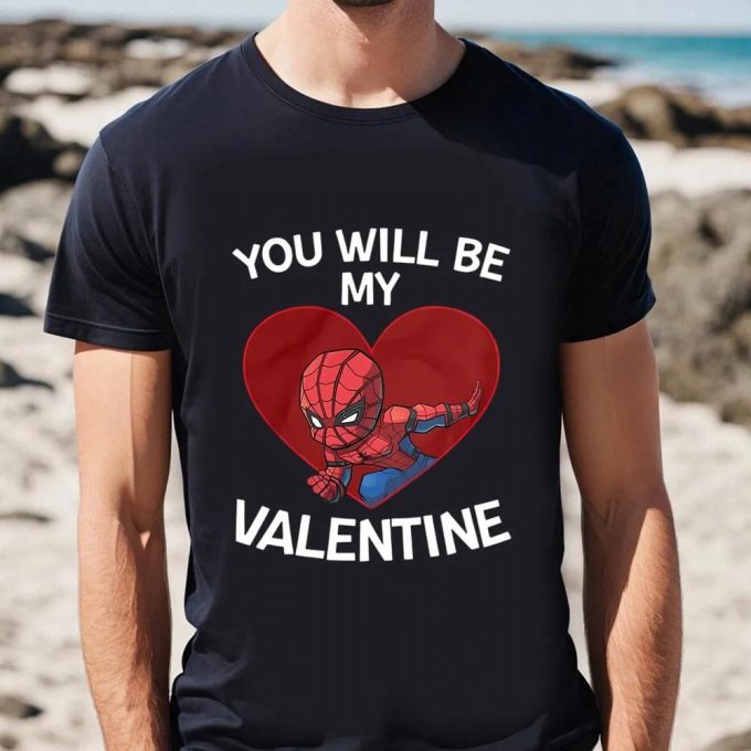 Cute Spiderman Valentine Shirt - Perfect Gift For Valentines Day 3