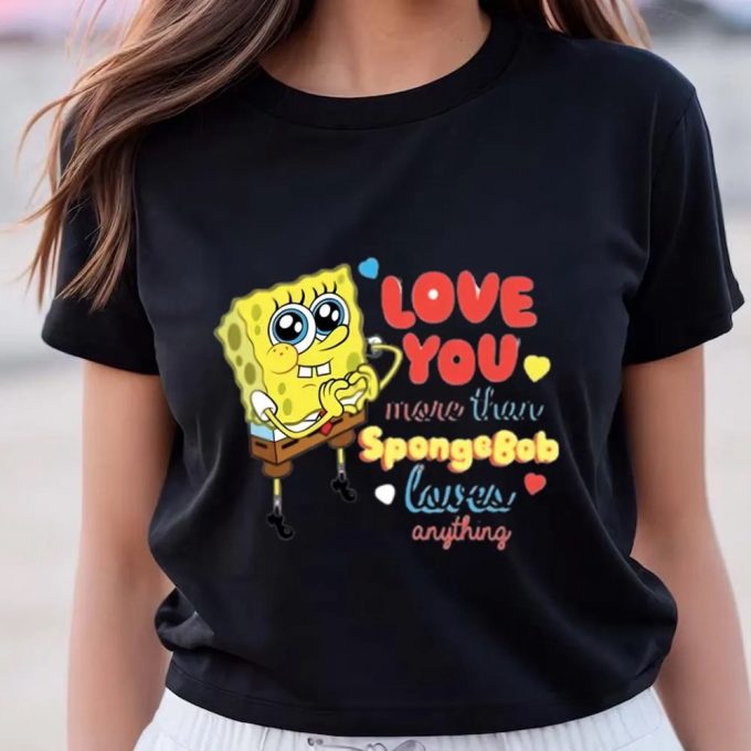 Cute Spongebob Valentine’s Day Shirts: Get Your Adorable V-Day Tee Now! 3