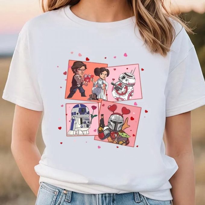 Cute Valentines Day Shirts, Star Wars Character Valentine Shirt 2