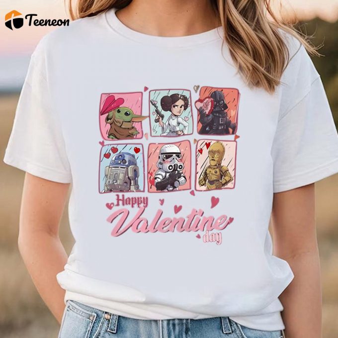 Cute Valentine S Day Shirts: Star Wars &Amp;Amp; Disney Heart Designs 1