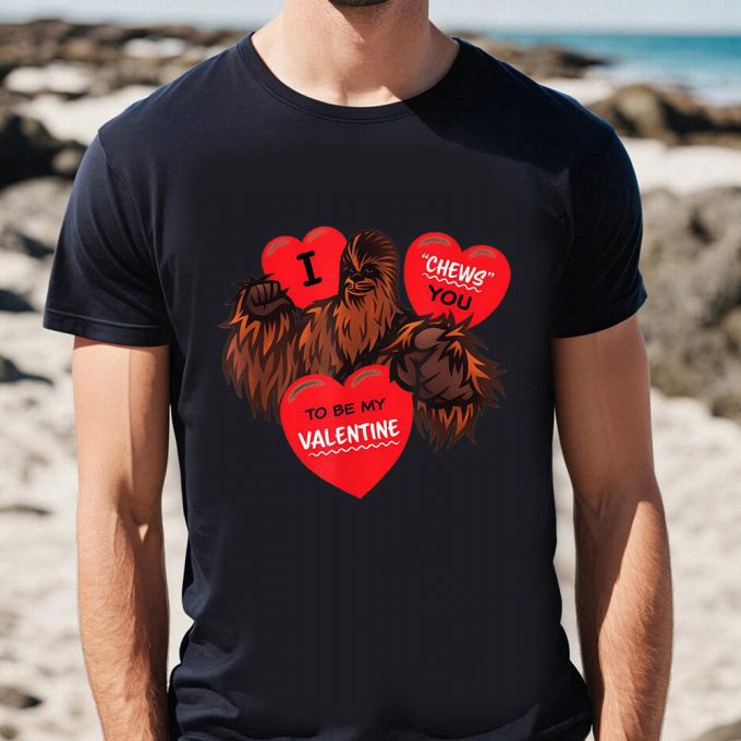 Cute Chewbacca T-Shirt: Valentine S Day Shirts For Star Wars Fans 3