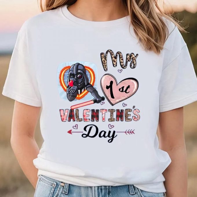 Cute Valentines Day Shirts, Star Wars My 1St Valentine’s Day Vintage Shirt 2