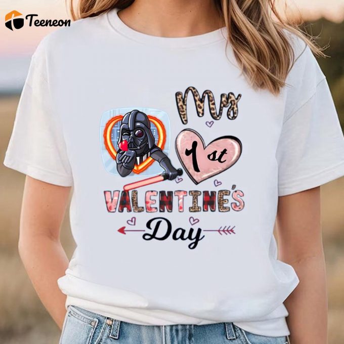 Cute Valentines Day Shirts, Star Wars My 1St Valentine’s Day Vintage Shirt 1