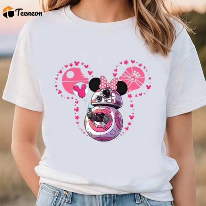 Cute Valentines Day Shirts, Star Wars R2D2 Bb8 Valentine Shirt 1