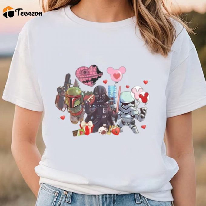 Cute Star Wars &Amp;Amp; Disney Valentine Shirts: Perfect For Valentine S Day! 1