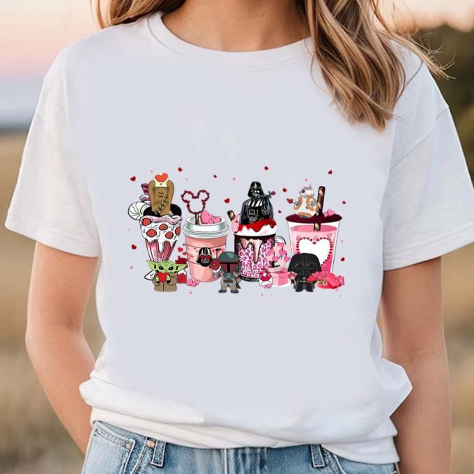 Cute Star Wars Valentine S Day Shirts: Celebrate With Coffee T-Shirt 4