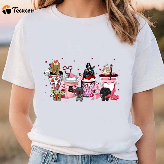 Cute Star Wars Valentine S Day Shirts: Celebrate With Coffee T-Shirt 1