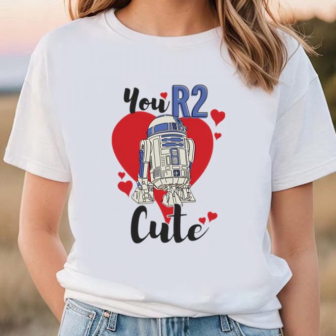 Cute Valentines Day Shirts, Star Wars Valentine’s Day You R2 Cute Shirt 3