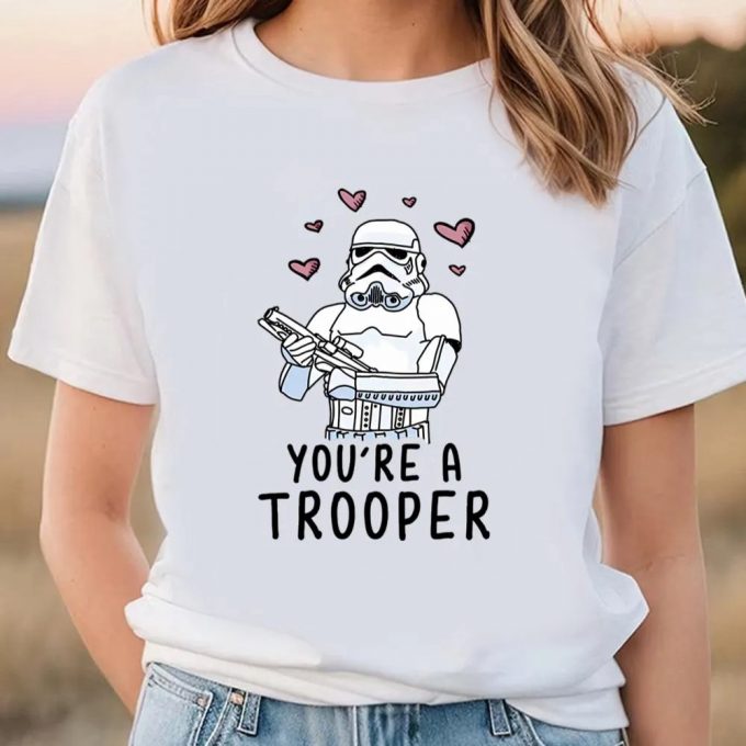 Cute Star Wars Valentine S Day Trooper Shirts - Perfect For Celebrating Love 2