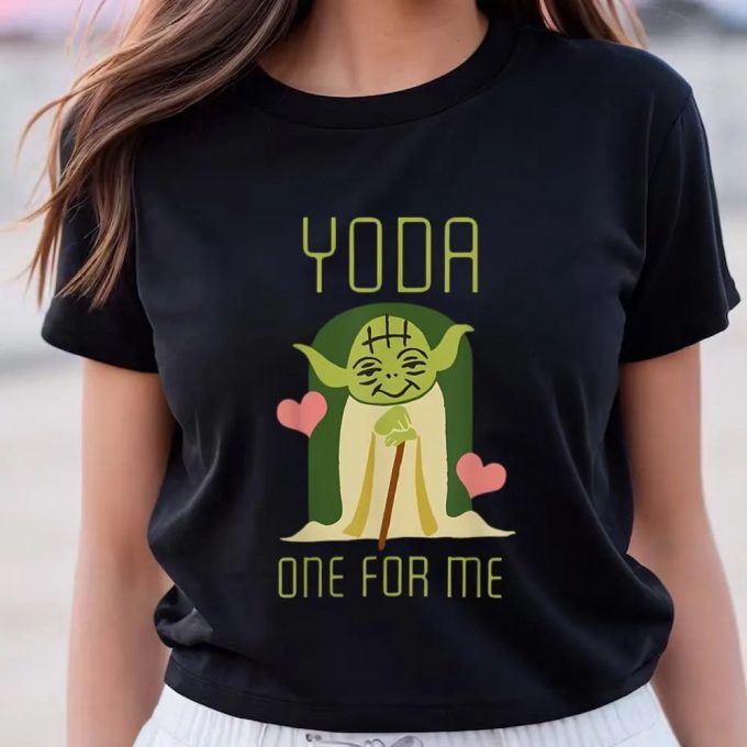 Cute Valentine S Day Shirts: Yoda One For Me - Star Wars Valentine Graphic 2