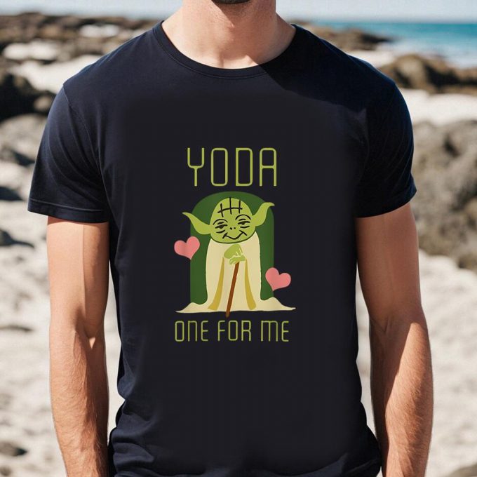 Cute Valentine S Day Shirts: Yoda One For Me - Star Wars Valentine Graphic 3