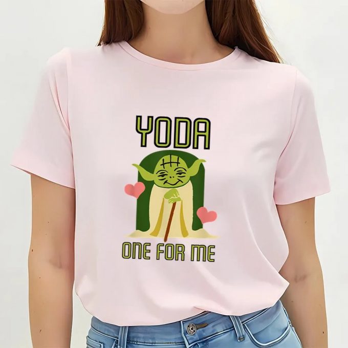 Yoda One For Me Cute Valentine S Day Disney Shirt - Perfect For Star Wars Fans! 5