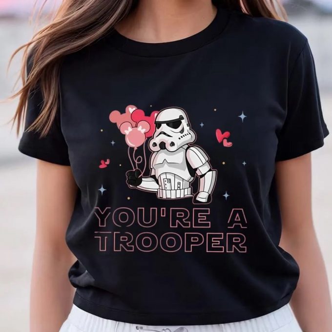 Cute Starwars Stormtrooper Valentine T-Shirt – Show Love On Valentines Day! 6