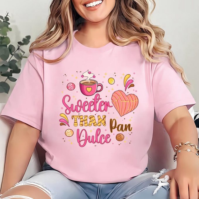 Cute Valentines Day Shirts: Sweet Pan Dulce &Amp; Heart Concha Mexican Designs 6