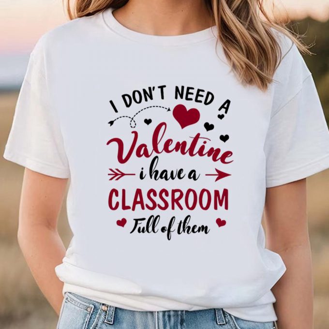 Cute Valentine S Day Shirts: Teacher T-Shirt Perfect Classroom Gift For Best Lecture 4