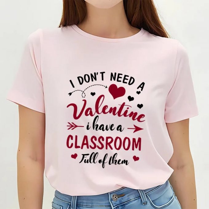 Cute Valentine S Day Shirts: Teacher T-Shirt Perfect Classroom Gift For Best Lecture 5