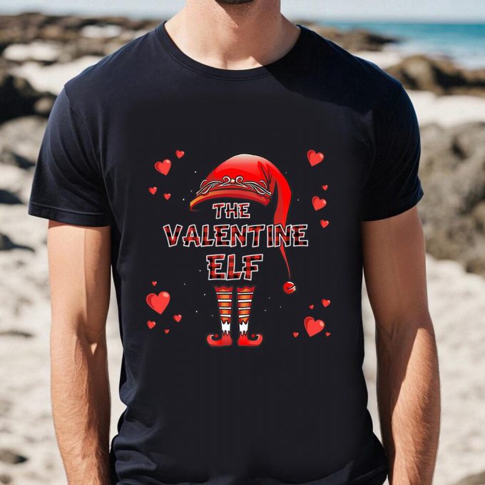 Cute Valentines Day Shirts, The Valentine Elf Valentine’s Day T-Shirt 2